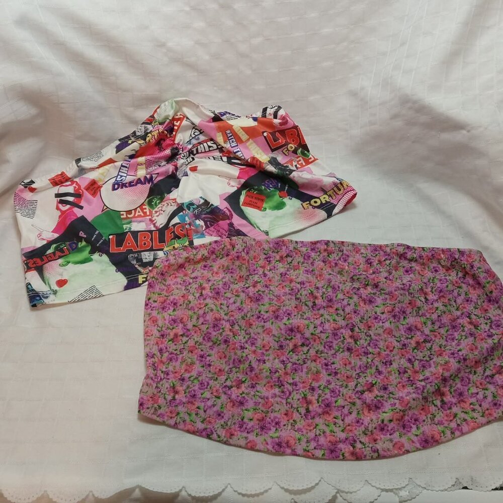 Three cute and unique tops in a medium size